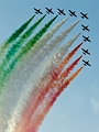140_Kecskemet_Air Show_Frecce Tricolori na Aermacchi MB-339 PAN